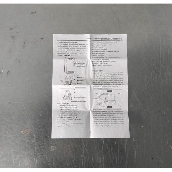 Detector Kebocoran Gas/LPG