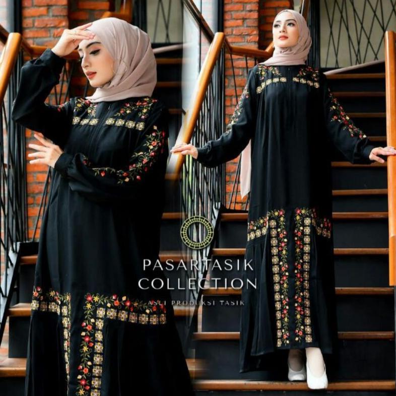 GAMIS NAZWA DRESS ELEGAN / GAMIS wanita muslimah LEBARAN MEWAH 2024 / Pasar tasik / tanah abang