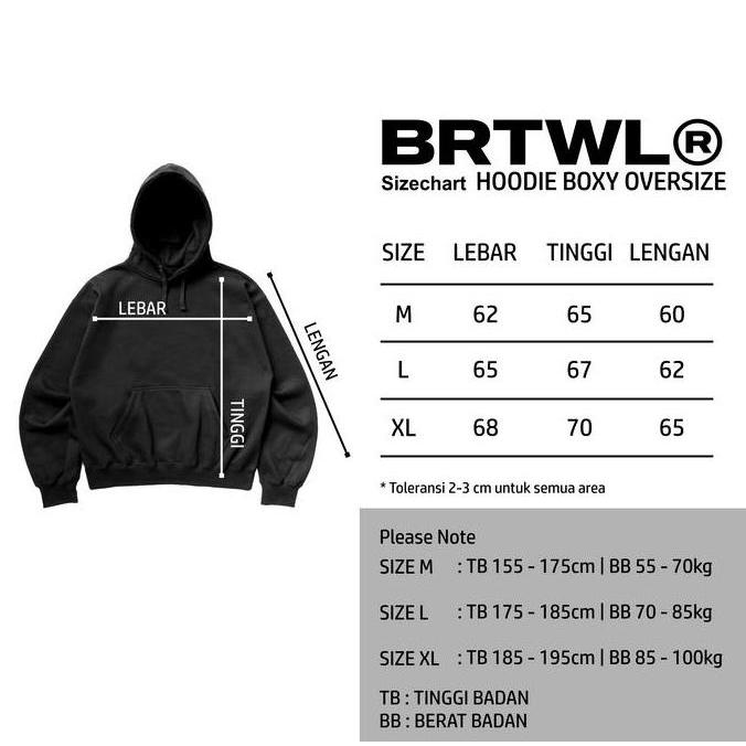 BRTWL | HOODIE BOXY OVERSIZE | FULL OF SHITS