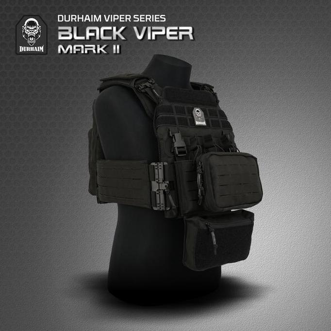 Body Vest Durhaim Black Viper Kangoro Mark II