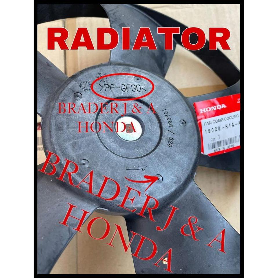 TERLARIS COOLING FAN DAUN KIPAS MOTOR RADIATOR DEPAN PENUMPANG HRV GEN 2 RU1 RU5 BRIO SATYA 2015 201