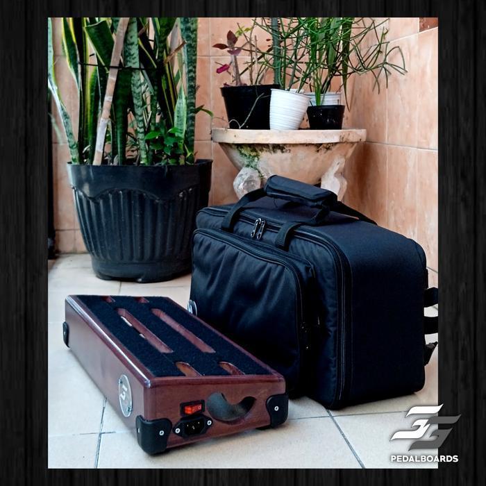 Infernum Micro Pedalboard Acacia Plus Gigbag Kayu Original Dan Terpercaya