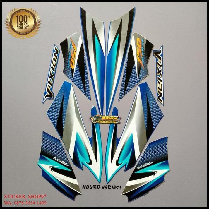 DISKON (ORI) STRIPING YAMAHA VIXION 150 2007 2008 OLD BIRU KUALITAS ORIGINAL 