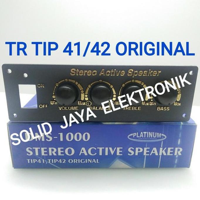 KIT POWER SPEAKER AKTIF STEREO DMS-1000 TRANSISTOR FINAL ASLI ORIGINAL TIP41 TIP42 TIP DMS1000 DMS 1