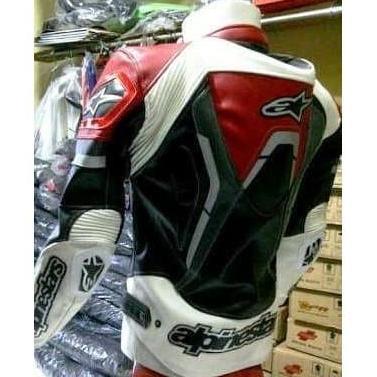 Jaket Motor Touring Pria AlFull Protector Jacket Bikers Kulit Mura