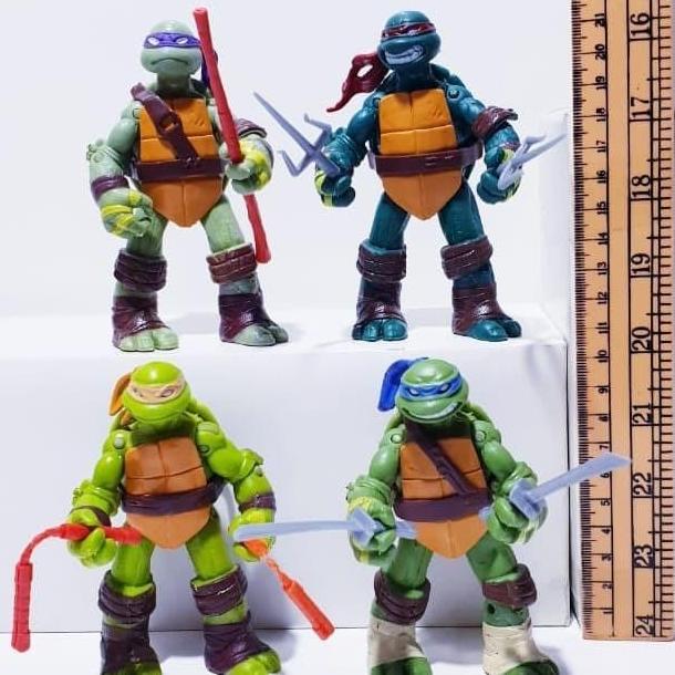 teen mutant ninja turtle kura kura ninja figure set 4 - set a