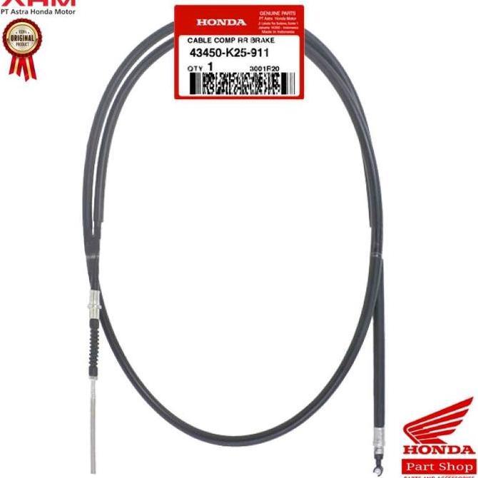 43450-K25-911 Kabel Rem Belakang Beat Fi 2012 2016 Tipe Rem Cbs Motorcycle Forsale