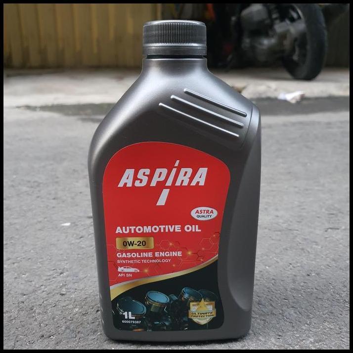TERMURAH OLI OIL ASPIRA ASTRA 0W 20 0W20 0W-20 DIPRODUKSI SHELL OLI MESIN MOBIL 1 LITER 