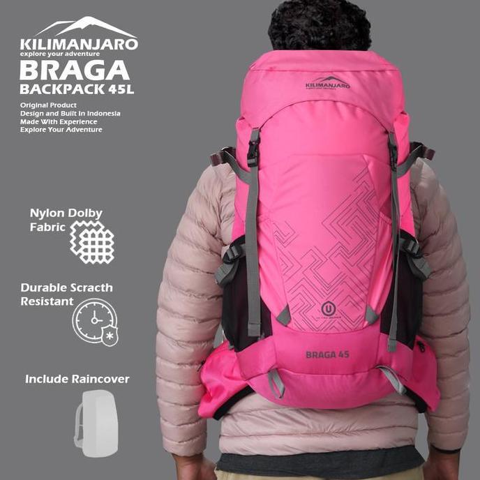 Tas Gunung Braga 45 L - Tas Carrier BRAGA 45L