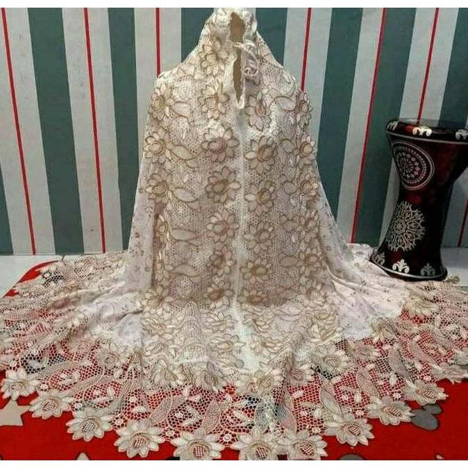 MUKENA SUTRA PRADA BORDIR-RENDA TAWON-MILO