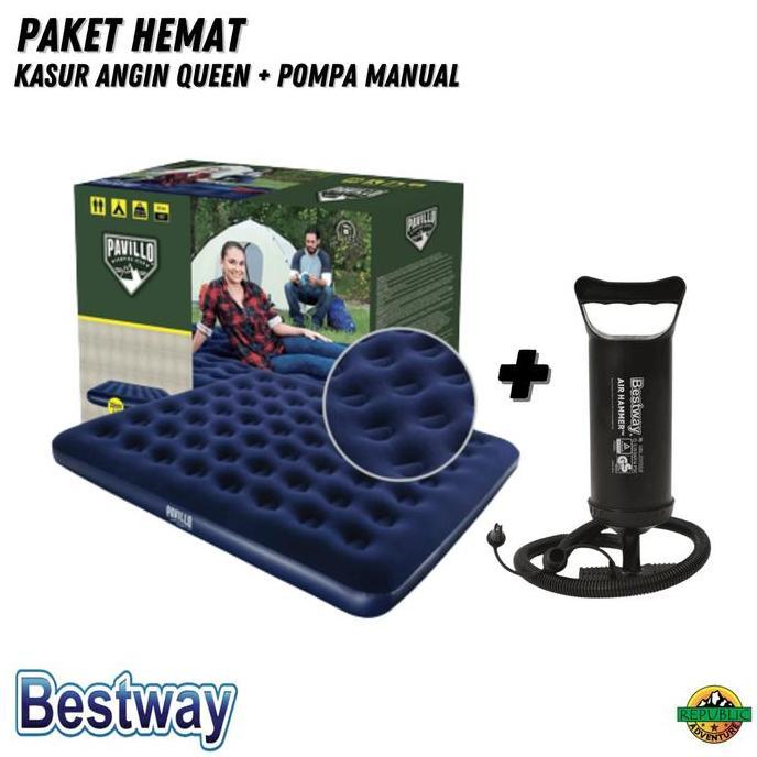 Kasur angin bestway pavillo 67003 | Kasur angin queen | matras angin camping | Kasur angin termurah 