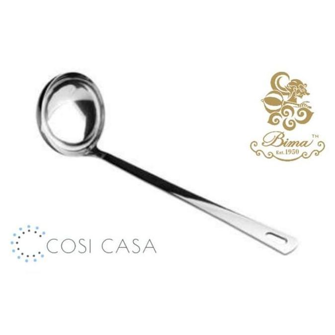 Bima One Piece Soup Ladle (Serok Sop) Panjang 28.4cm, Inox Premium