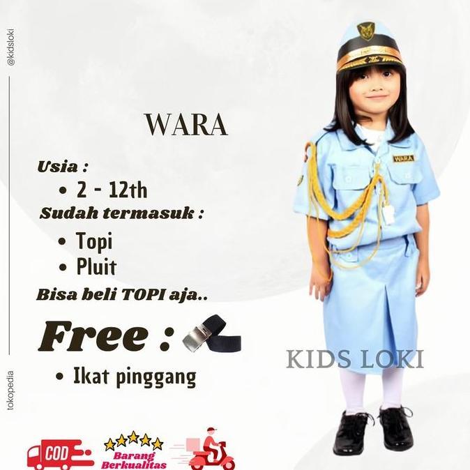 Baju Profesi Anak Seragam Tni Au Wanita Anak Baju Karnafal Kostum Anak