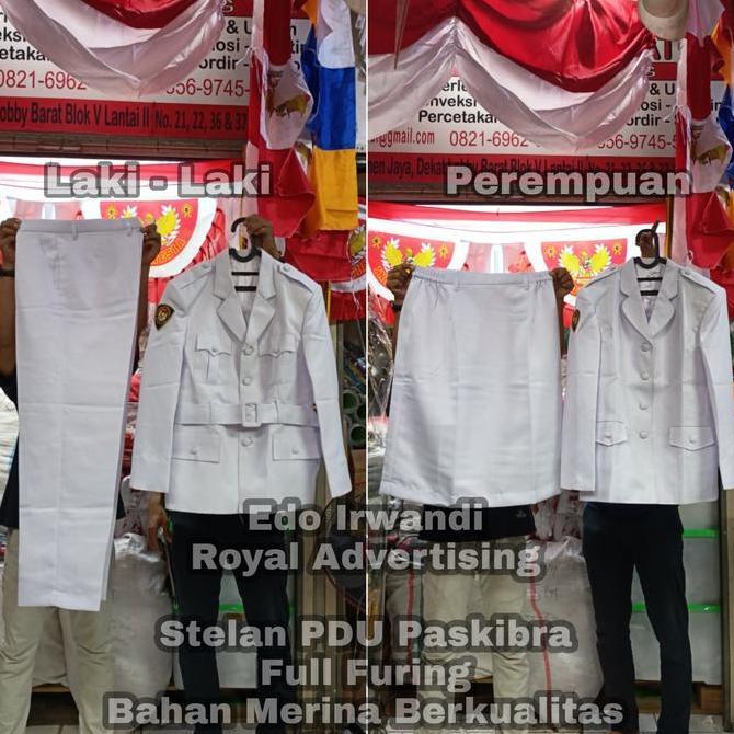 Paket PDU Paskibraka Seragam PDU Paskibraka Setelan PDU Paskibraka Ready Stock Berkualitas