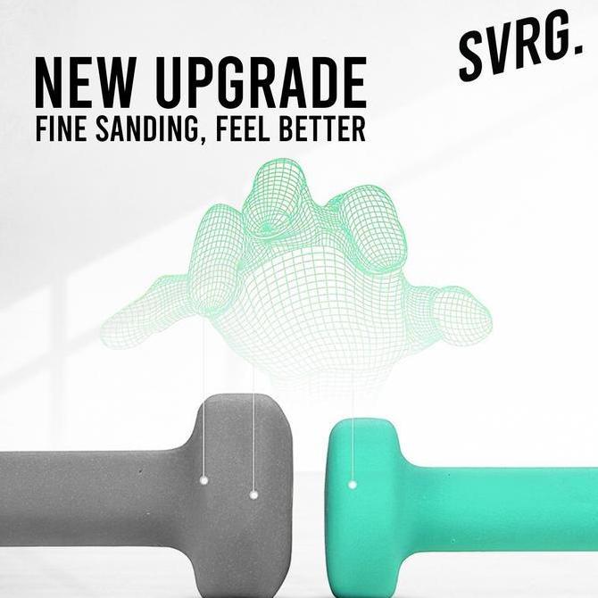 SVRG Neoprene Dumbbell - 1Kg - 2Kg - 3Kg - Dumbbell Barbel Barbell