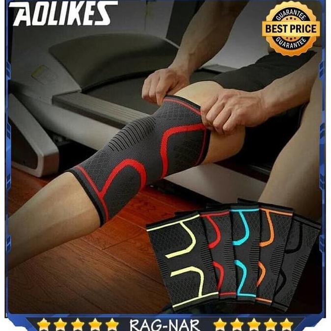 Aolikes Knee Pad Braces Elastis Nylon Sport Compression Knee Support