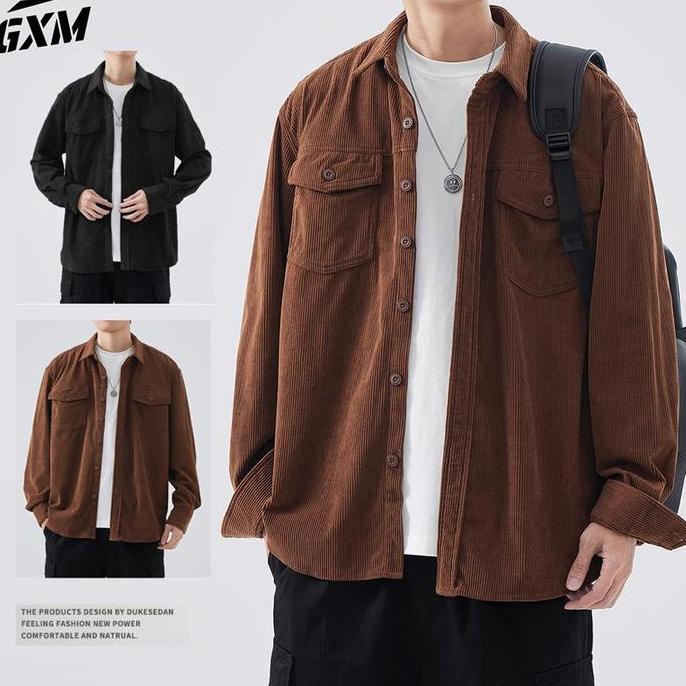 FREE ONGKIR JAKET COWOK CORDUROY JAKET PRIA CORDUROY OUTER PRIA TEBAL JAKET VINTAGE MURAH | FLIGHT J