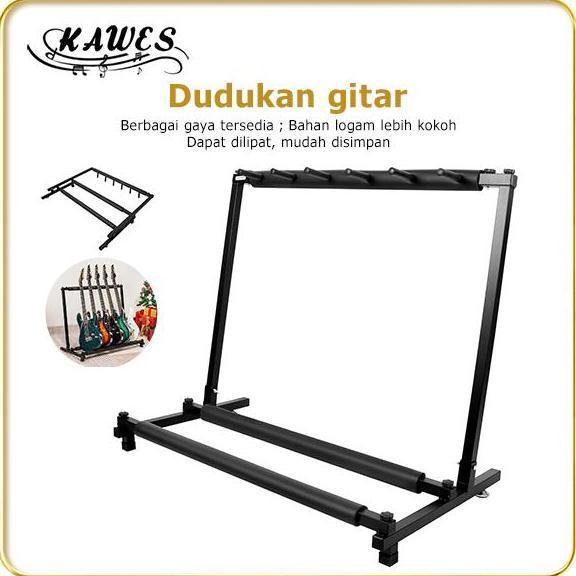 msv_klanggen  - stand rak gitar - rak gitar elektrik akustik stand gitar 3 5  7