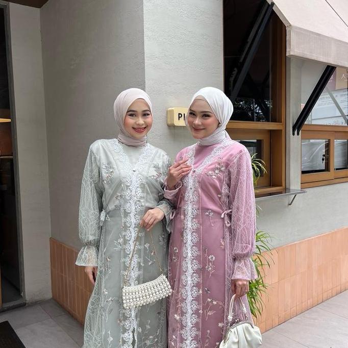 Havana  Outer dress | dress tile garden | outer midi dress | outer dress | outer dress lebaran