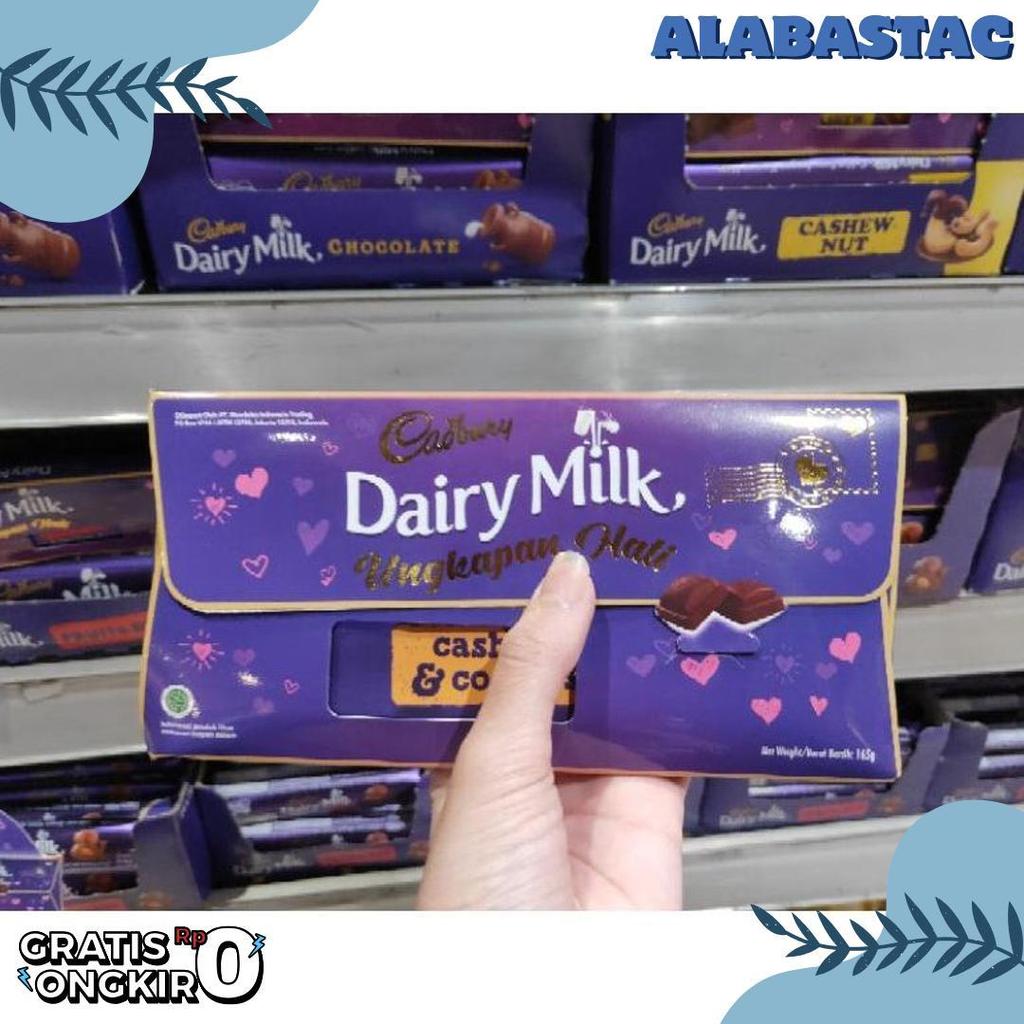 Cadbury Dairy Milk 5X30Gr Coklat Edisi Valentine 160Gr Cokelat Silverqueen 62Gr Chunky Bar 95Gr Delf
