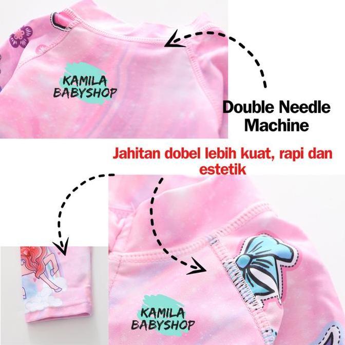 Baju Renang Anak Perempuan MUSLIMAH BAJU RENANG ANAK HIJAB 3-10 TAHUN