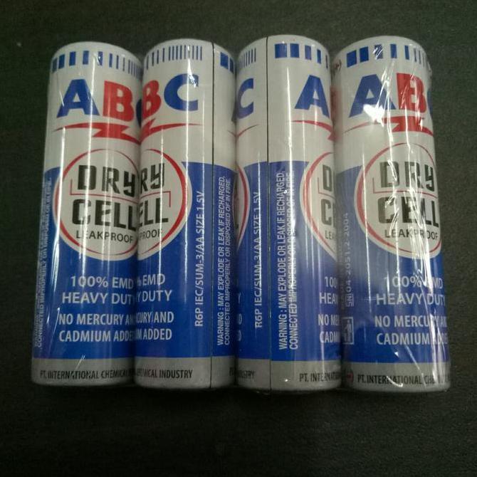 Batu Baterai AA ABC Biru