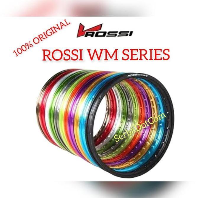 VELG ROSSI ROSSY WM 120 140 160 185 215 250 RING 17 BLACK SILVER BLUE RED GOLD PURPLE UNGU DOF DOFF 