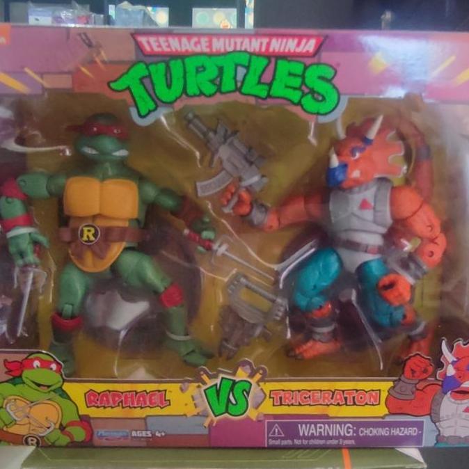 Playmates TMNT 2pack Raphael & Triceraton