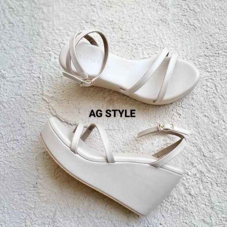 Sepatu sandal wanita wedges 9 cm Tali Lilit /high heels/sandal heel wanita/cantik/ter/model /tali el