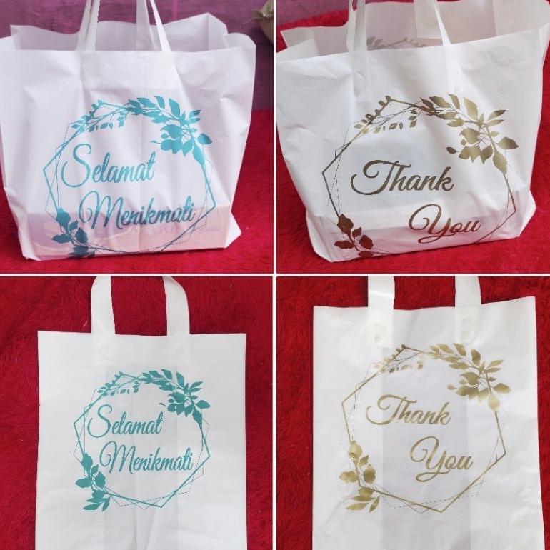 murah meriah, (50pcs) plastik tempat nasi box, plastik acara selamatan, plastik tempat nasi, plastik