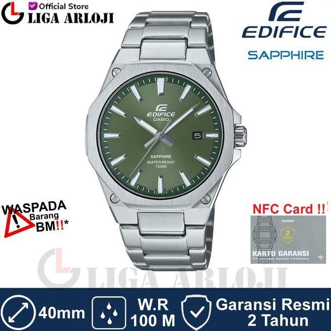 Casio Edifice Efr-S108D-3Avudf Jam Tangan Pria Analog Sapphire Efrs108D Efr-S108D-3A