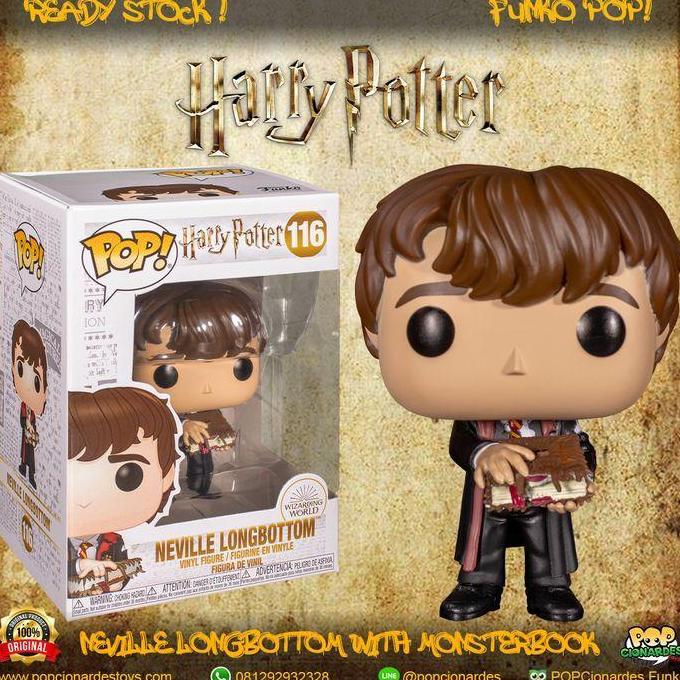 Funko Pop Harry Potter - Neville Longbottom With Monster Book #116
