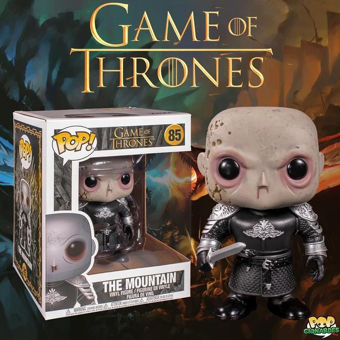 Funko Pop Game of Thrones GOT - The Mountain Unmasked 6 Inch Big Size