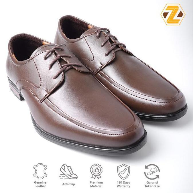 ZEGER Sepatu Kulit Formal Pria - Magni 502