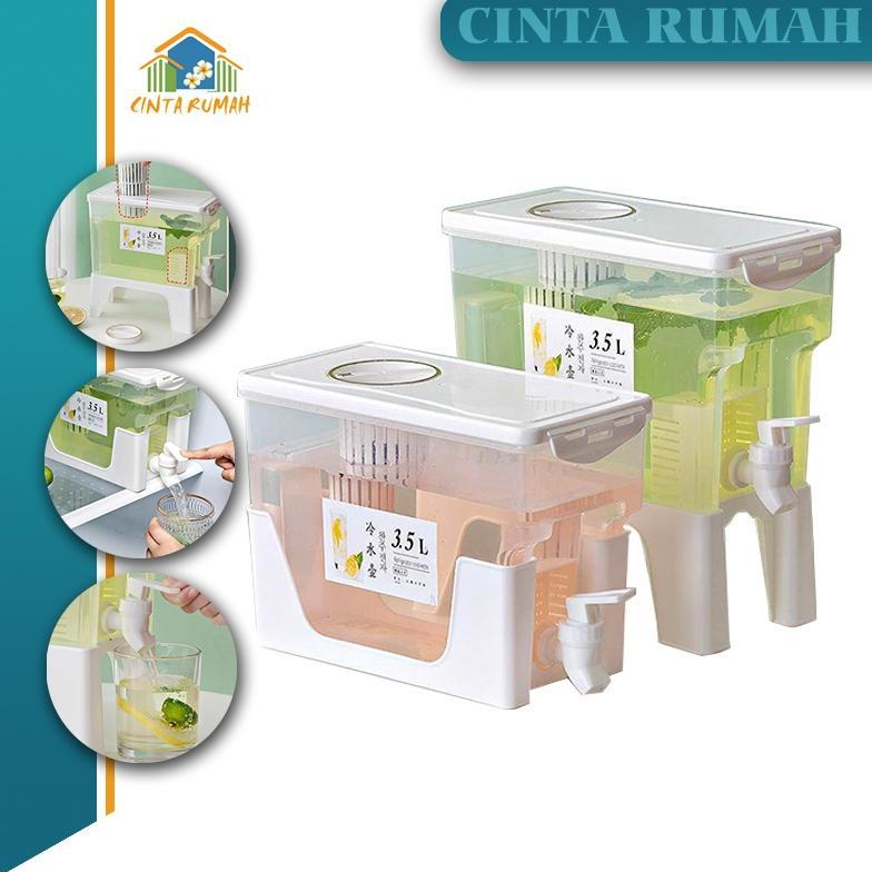 Dispenser jus 3.5L /6.5L Dispenser Air Minum Jus Juice Botol Minum Galon Kulkas/ Dispenser Air Mini 
