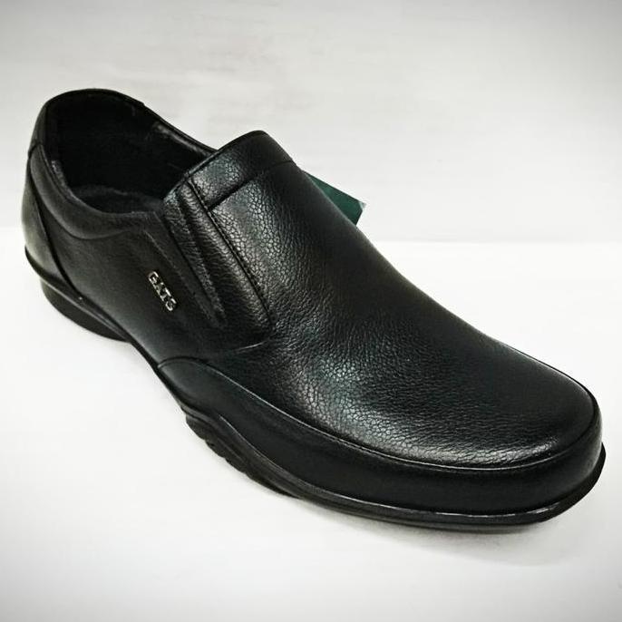 Sepatu Pria Sepatu Kulit Gats GI 7221 - Black Shoes