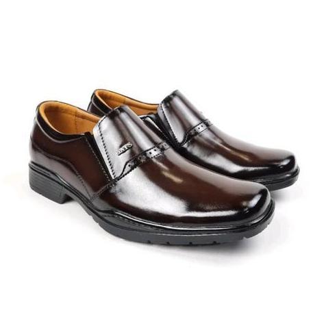 Gats NH 2002 Sepatu Pantofel Kulit Pria - Brown Shoes