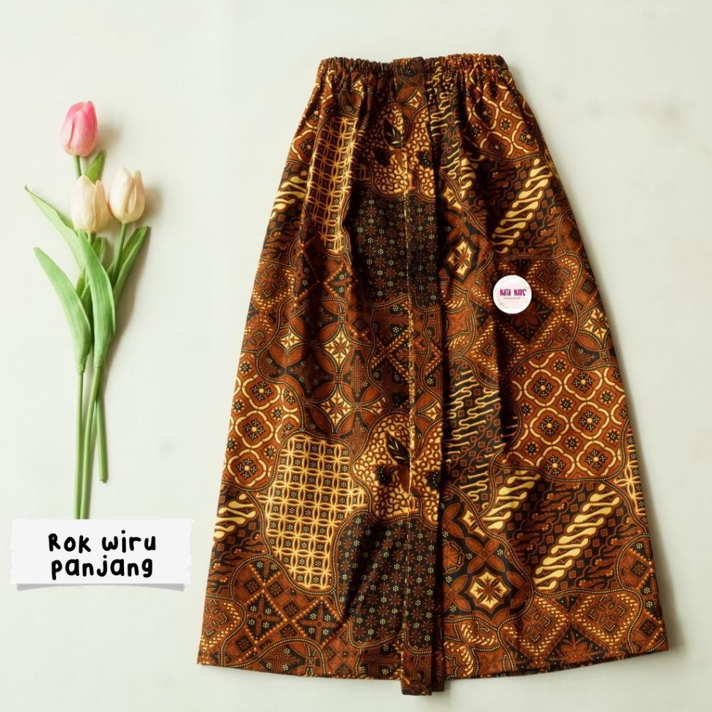 Bergaransi Rok Batik Wiru Panjang/Rok Kebaya Anak