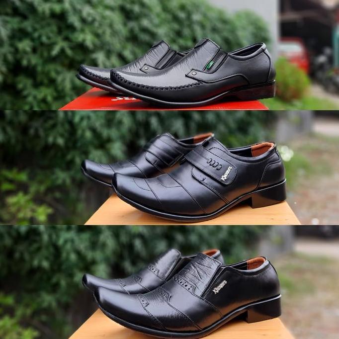Sepatu pantofel pria kulit asli sepatu kantor pria kulit asli