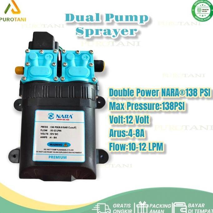 Pompa Dc Nara Dual Pump Bigpump 138Psi