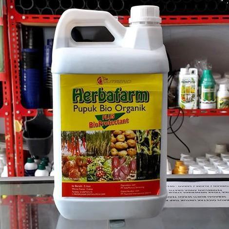 ___] Herbafarm Pupuk Cair Bio Organik Fertilizer Sidomuncul Jerigen 5 Liter