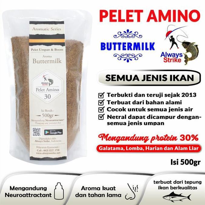 Pelet Amino 30 Aromatic Buttermilk (Keju, Susu, Wisjman)