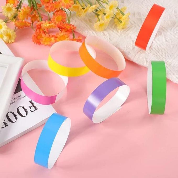 Gelang Tiket 300Pcs Gelang Event Anti Air Tiket Event Pvc Gelang Wahana Entry Event