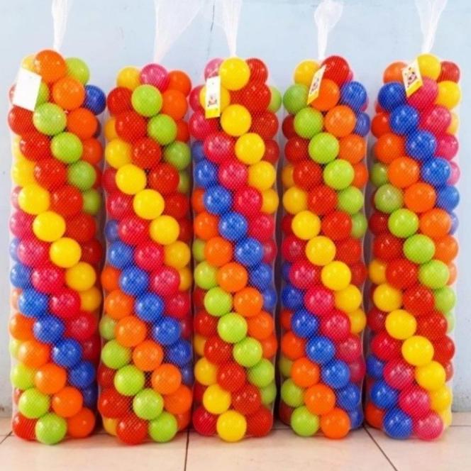 bola bola warna warni / Bola Plastik / Mainan Bayi / Mandi Bola