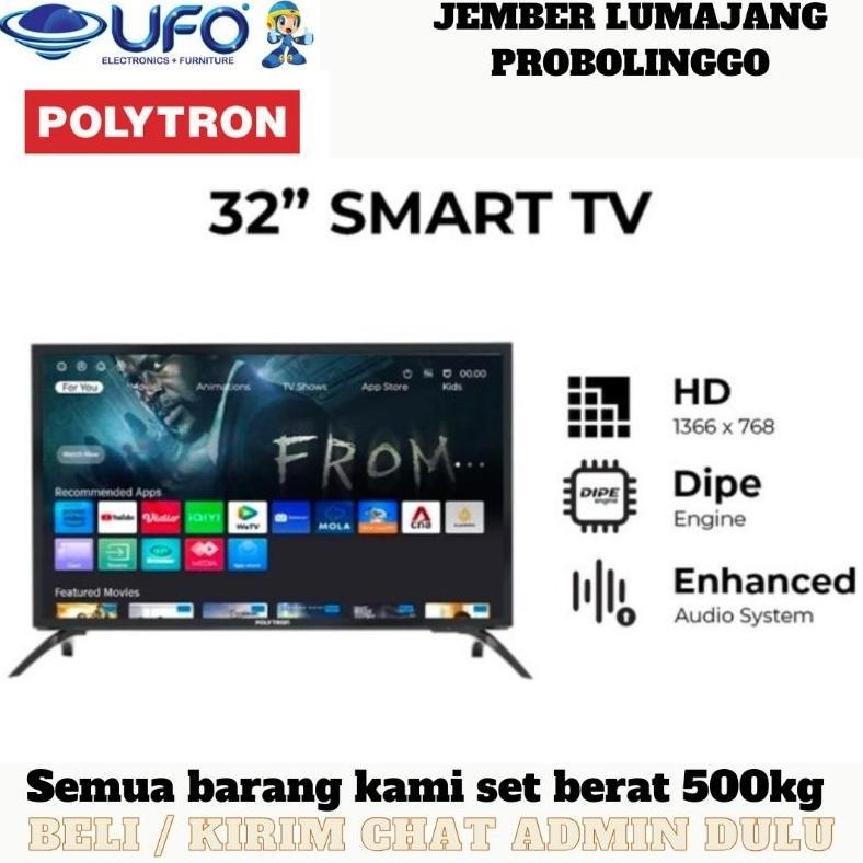 TV 24 POLYTRON 24CV1869 EASY SMART TV DIGITAL TV LED TV 24 Inch