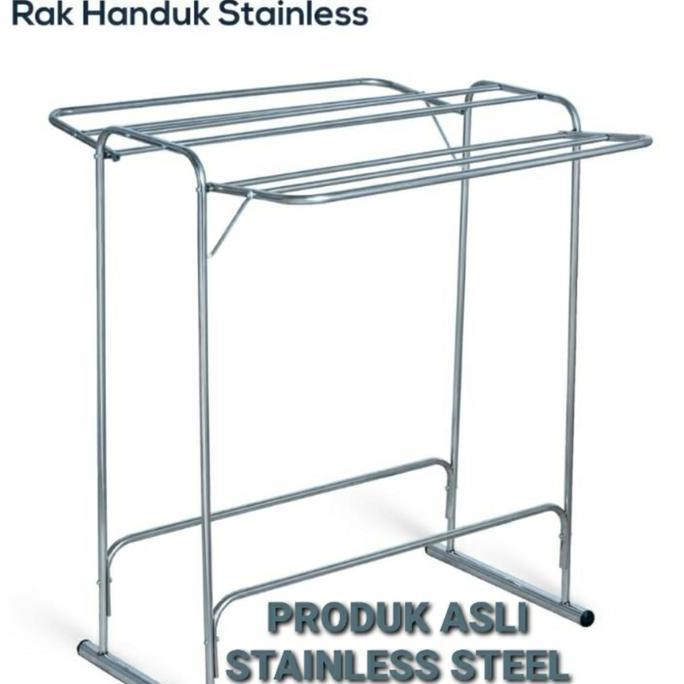 RAK HANDUK STAINLESS BIMA, JEMURAN HANDUK STAINLESS BIMA BINAKARYA