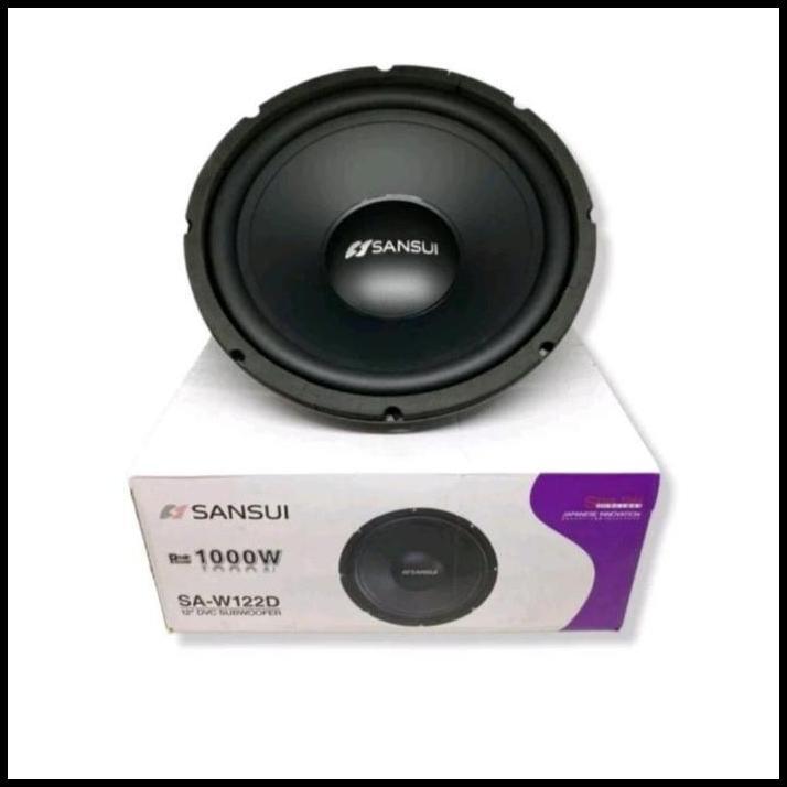 TERBARU SUBWOOFER SANSUI SA W 122D / SUB SANSUI 12 INCH MOBIL UNIVERSAL