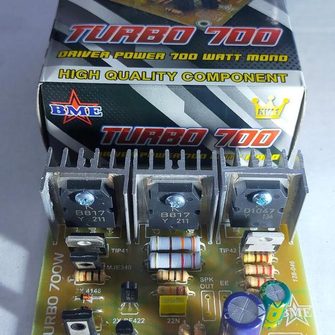 0KIT DRIVER POWER TURBO 700 WATT MONO DRIVER 700W TUNERSYS ORIGINAL DAN TERPERCAYA