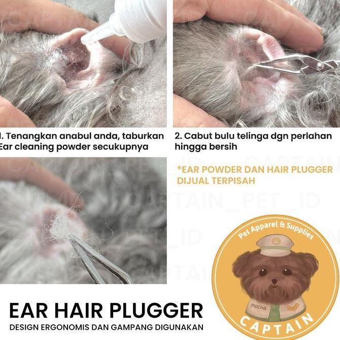 Hair Plugger / Gunting Pencabut Bulu Telinga Anabul Anjing Kucing