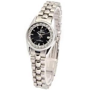 Mirage Watch - Jam Tangan Wanita Mirage Permata Original Silver Rx 1580 L Bergaransi Stainless Kaca 